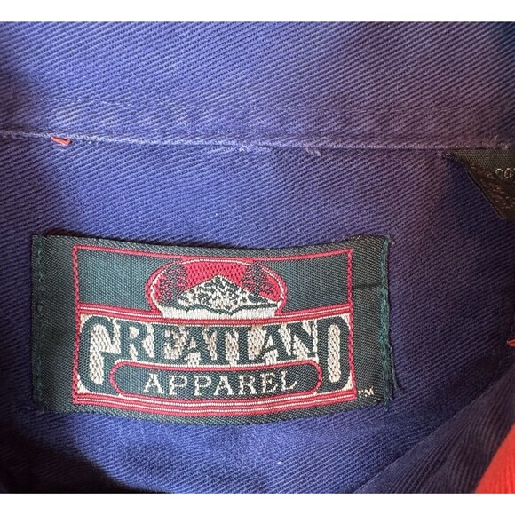 Greatland Apparel‎ Shirt Men's XXL Long Sleeve Heavyweight Cotton Orange - Picture 7 of 11